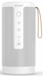 Savio BS-032 portable bluetooth wireless speaker 10W white datoru skaļruņi