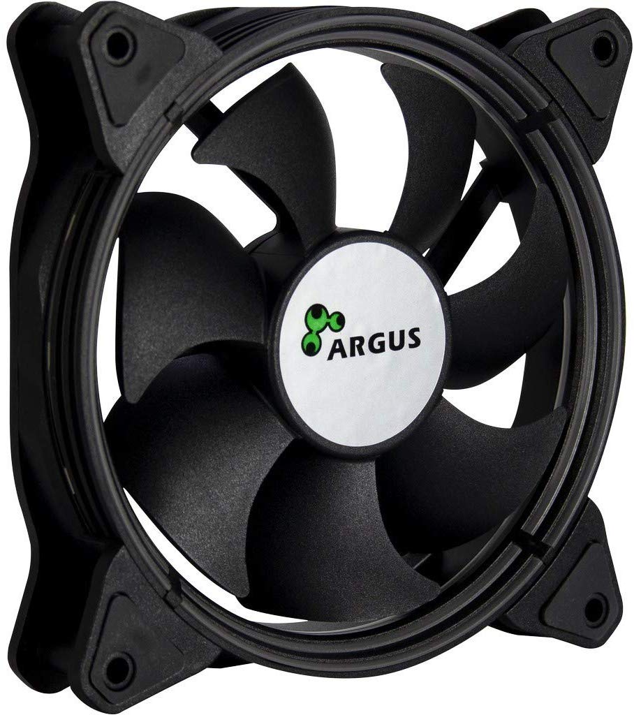 Inter-Tech Argus RS-041 RGB 120x120x25, case fan (black) ventilators