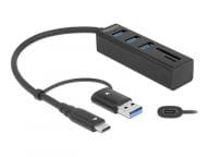 Hub - 3 x USB 3.2 Gen 1 + 1 x USB-C 3.2 Gen 1  63859 (4043619638598) Rūteris