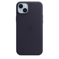 iPhone 14 Plus Leather Case with MagSafe - Midnight,Model A2907 aksesuārs
