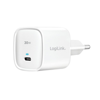 LogiLink USB Steckdosenadapter 1 x USB-C-Port(PD),GaN,30W Baterija