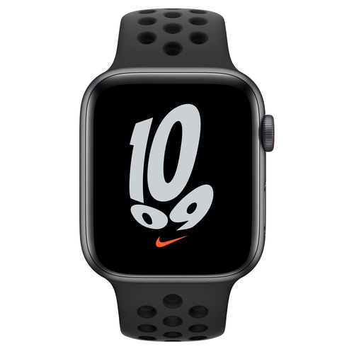 Watch Nike SE GPS + Cellular, 44mm Space Grey Aluminium Case with Anthracite/Black Nike Sport Band - Regular Viedais pulkstenis, smartwatch