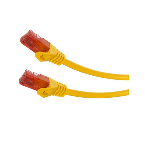 Cable parchcord cat6    2m yellow MCTV-302Y tīkla kabelis