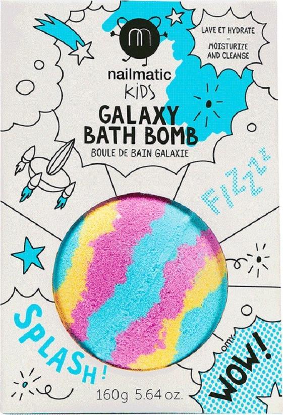 Nailmatic NAILMATIC_Kids Bath Bomb kula do kapieli dla dzieci Galaxy 160g 3760229893544 (3760229893544) aksesuāri bērniem