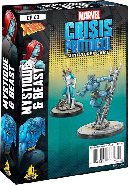 Atomic Mass Games Dodatek do gry Marvel: Crisis Protocol - Beast & Mystique 116636 (841333111212) galda spēle