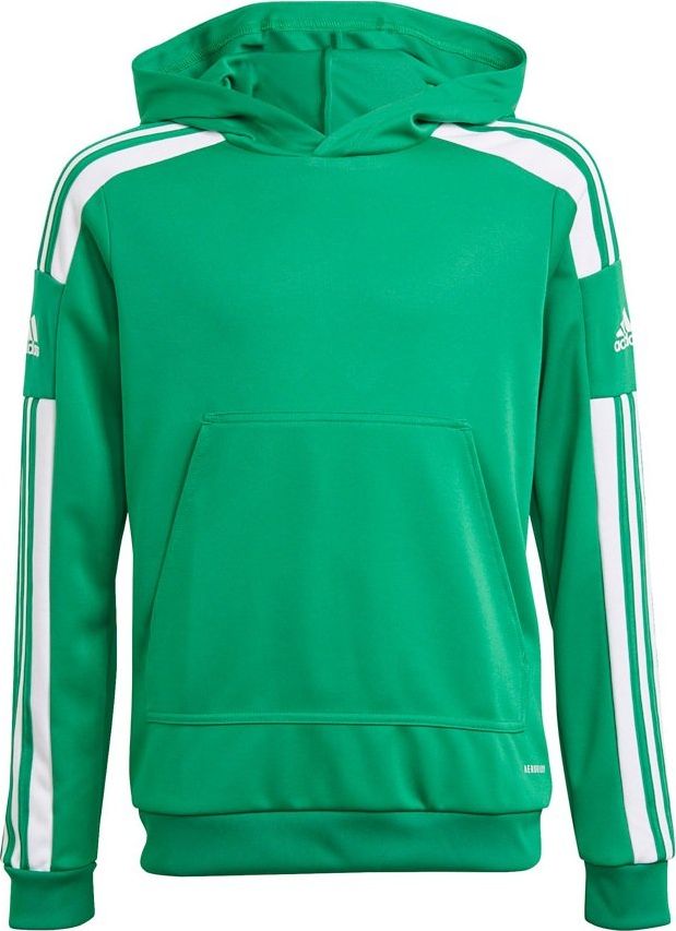 Adidas Bluza dla dzieci adidas Squadra 21 Hoody Youth zielona GP6432 128cm GP6432 (4064045190825)