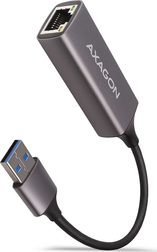 AXAGON ADE-TR Gigabit Ethernet 10/100/1000 Adapter - USB 3.1 Typ A, Titangrau datortīklu aksesuārs