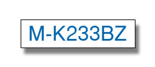 Brother MK233B MK-233BZ Labelling Tape (12mm) biroja tehnikas aksesuāri