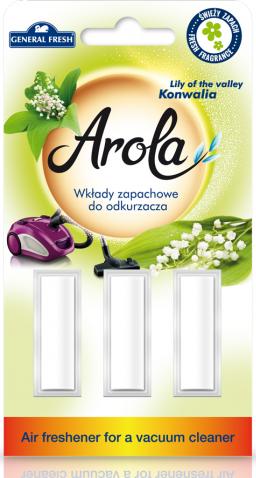 Arola arola wklady zapachowe do odkurzacza konwalia 3 szt arola 7501615 (5900785951021)