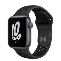 Apple Watch SE Nike Alu 40mm GY - Sport bracelet anthracite / black MKQ33FD / A Viedais pulkstenis, smartwatch