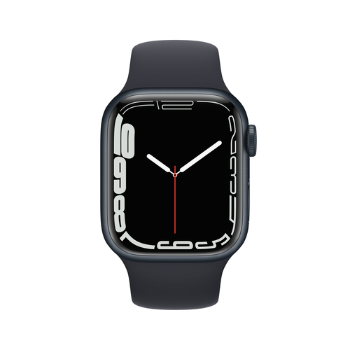 Apple Watch 7 GPS + Cell, 41mm Alu Midnight, Sport Viedais pulkstenis, smartwatch