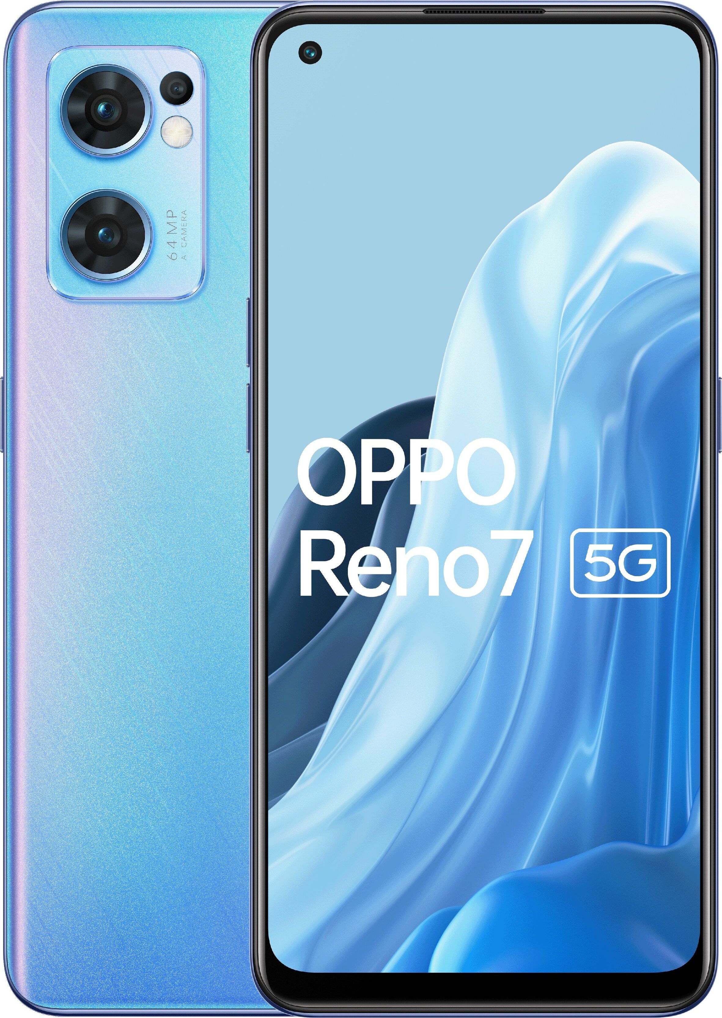Smartfon Oppo Reno7 5G 8/256GB Dual SIM Niebieski  (CPH2371B) CPH2371B Mobilais Telefons