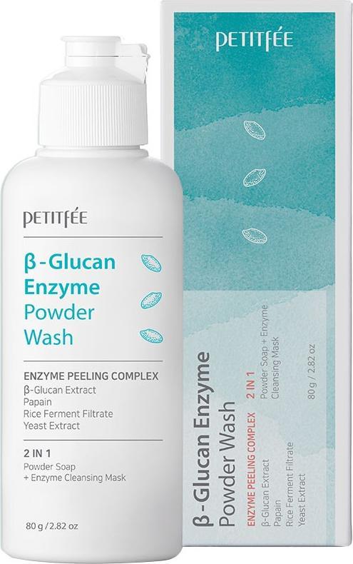 Petitfee owder Wash B-Glucan Enzyme enzymatyczny proszek do mycia twarzy 80g 8809508850214 (8809508850214) kosmētikas noņēmējs