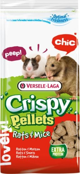 Versele-Laga Versele-Laga Crispy Pellet Rats & Mice - granulat dla myszy i szczurow 1 kg uniwersalny 95377