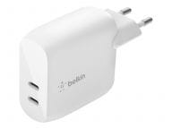 Belkin Charger 40W USB-C PowerDelivery, 2x20W  WCB006vfWH