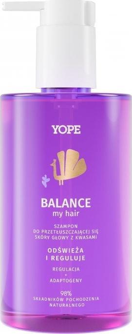 Yope Yope Balance My Hair szampon do przetluszczajacej sie skory glowy z kwasami 300ml 6932996 (5903760202996) Matu šampūns