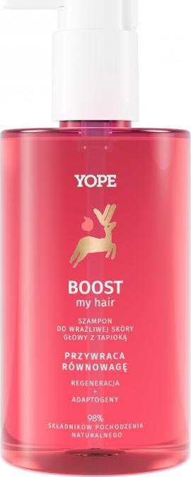 Yope Yope Boost My Hair szampon do wrazliwej skory glowy z tapioka 300ml 692989 (5903760202989) Matu šampūns