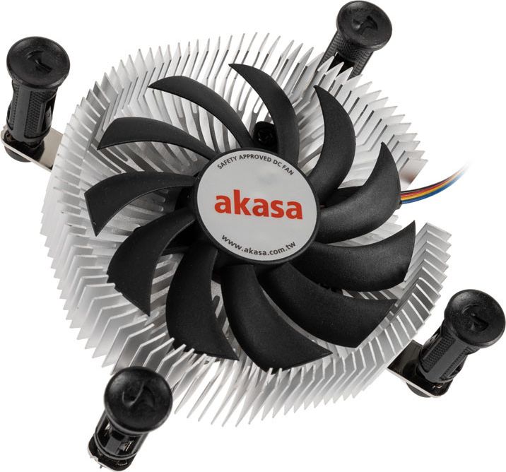 Akasa AK-CC6601EP01 Low Profile CPU-Kuhler - Sockel LGA 1700 procesora dzesētājs, ventilators