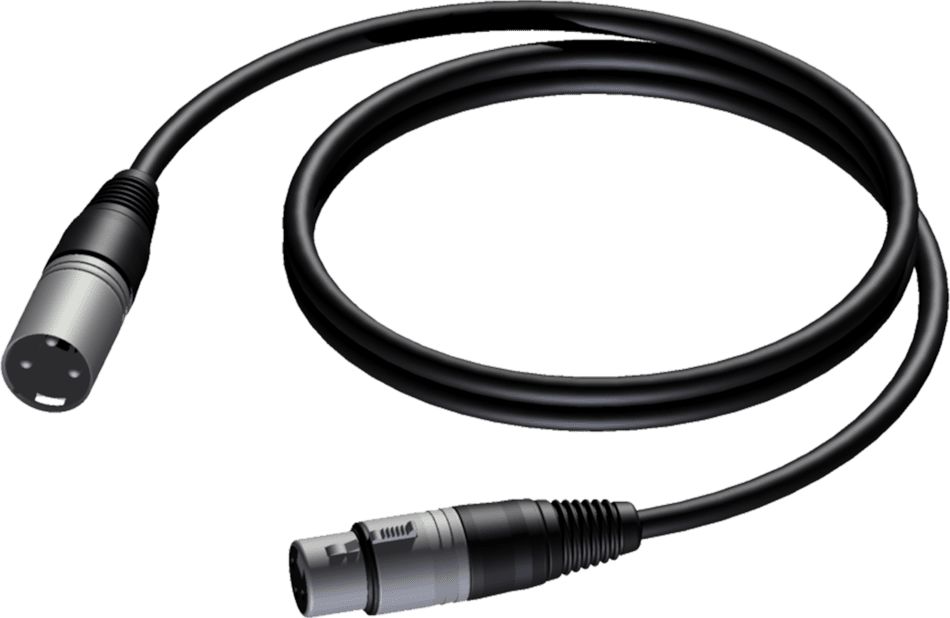 Kabel Procab XLR - XLR 15m czarny (CAB901/15) CAB901/15 (5414795002043) kabelis video, audio