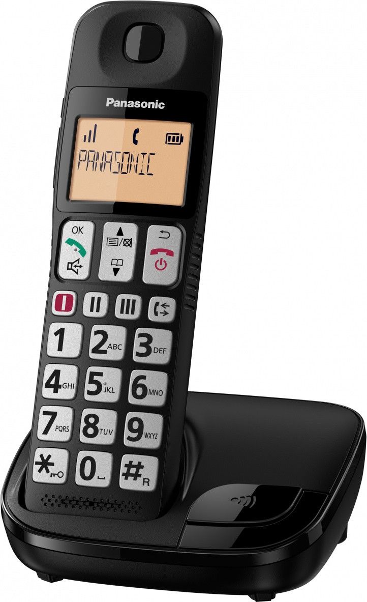 Panasonic KX-TGE110PDB black telefons