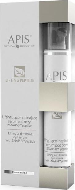 Apis Lifting Peptide liftingujaco-napinajace serum pod oczy z SNAP-8 Trademark  Peptide do dojrzalej skory okolic oczu 10ml 5901810006198 (5 ēnas