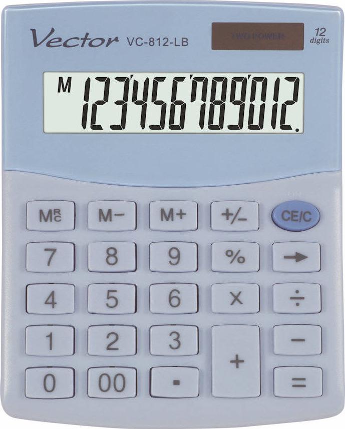 Kalkulator Vector Smart 3724 KAV VC-812 LB K-VVC812LB (5904329965710) kalkulators