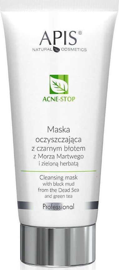 Apis Acne-Stop Maska Oczyszczajaca Z Czarnym Blotem Z Morza Martwego I Zielona Herbata 200 ml 5901810000028 (5901810000028)