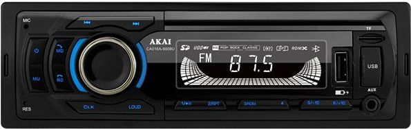 Akai CA016A-9008U car media receiver Black 100 W Bluetooth automagnetola