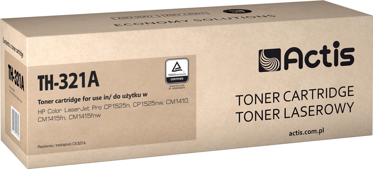 Actis TH-321A cyan toner for drukarki laserowej HP (zamiennik 128A CE321A) Standard toneris