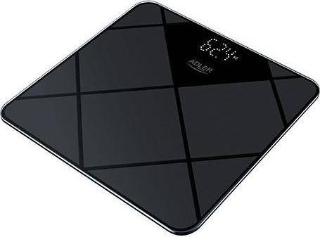 Adler Bathroom Scale AD 8169 Maximum weight (capacity) 180 kg, Accuracy 100 g, Graphite/Black Svari