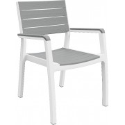 Keter Darza kresls Harmony Armchair balts/gaisi peleks 29201284 Dārza mēbeles