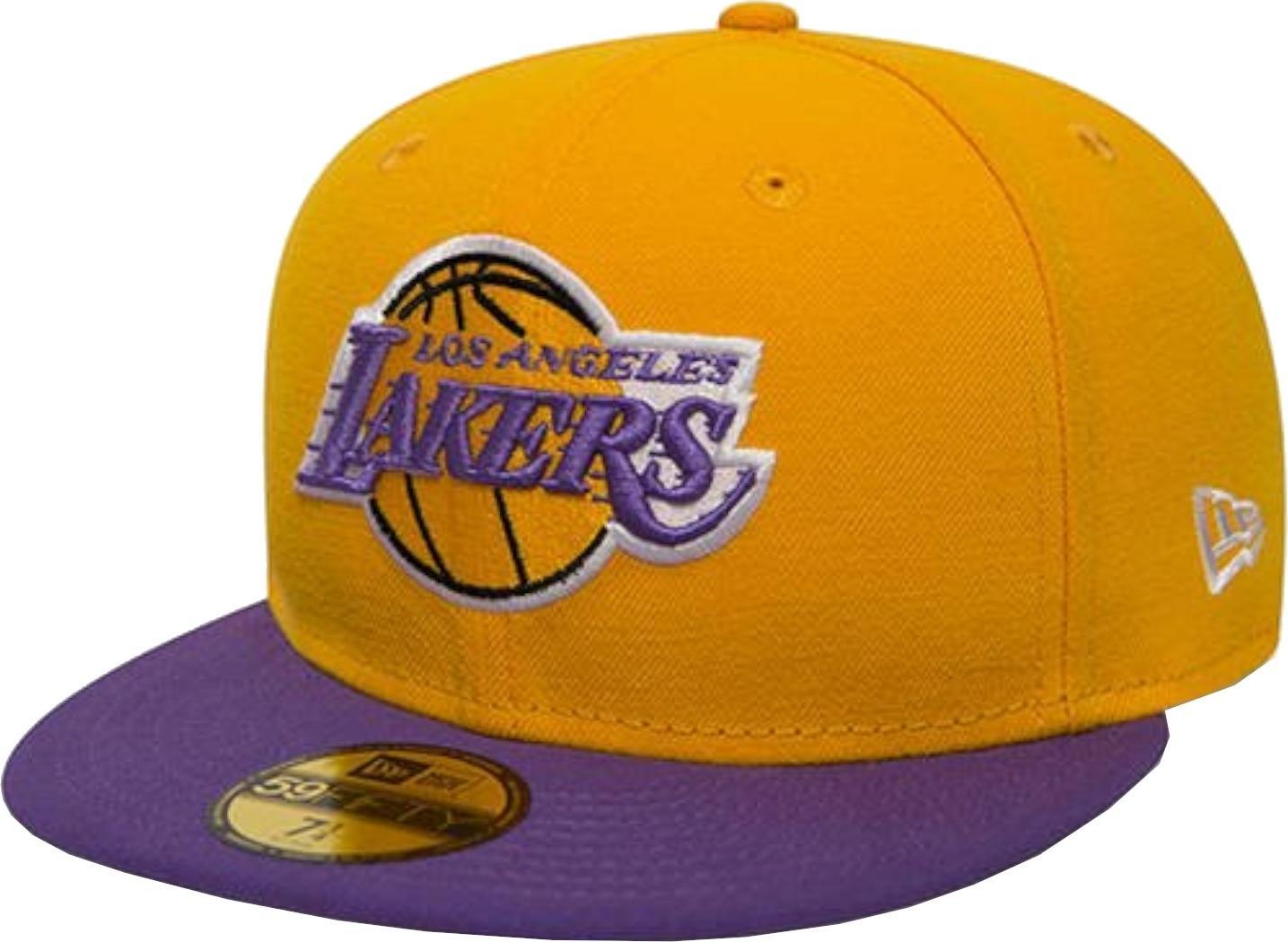 New Era New Era Los Angeles Lakers NBA Basic Cap 10861623 Zolte 7 1/4 10861623 (887757524429)