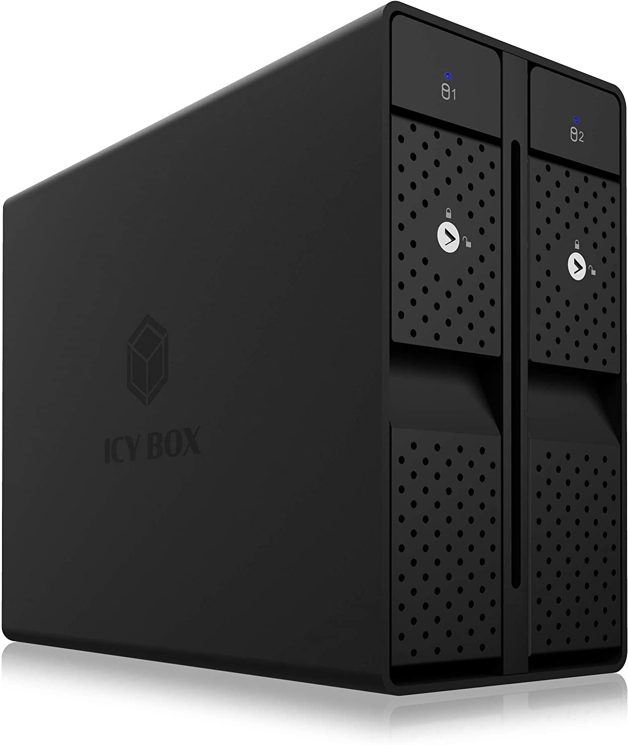 ICY BOX IB-RD3802-C31 bk - USB Type-C RAID housing for 2x 3.5 