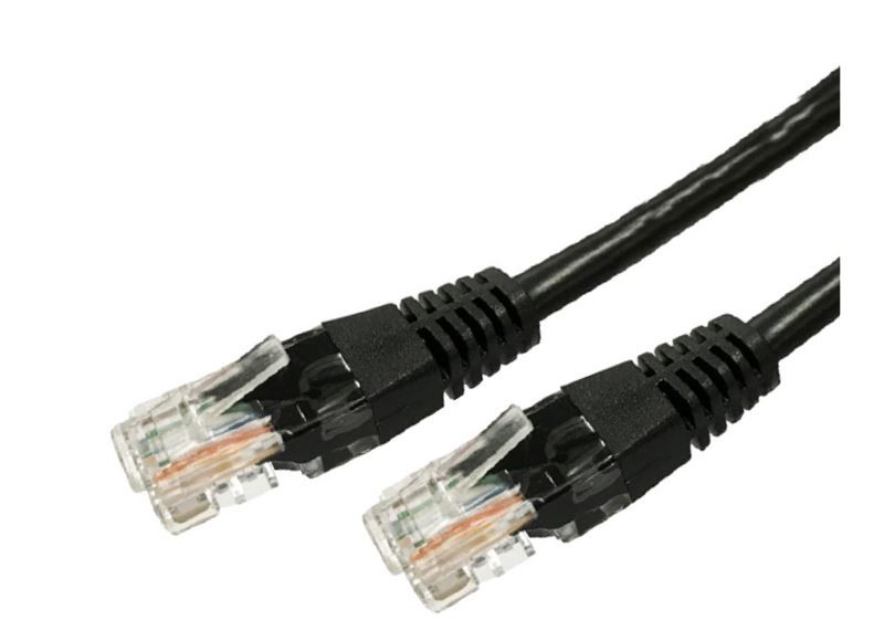 Patch cable cat.6a RJ45 UTP 0,5m black AKTBXKS6AUP050B (5901500507271) tīkla kabelis