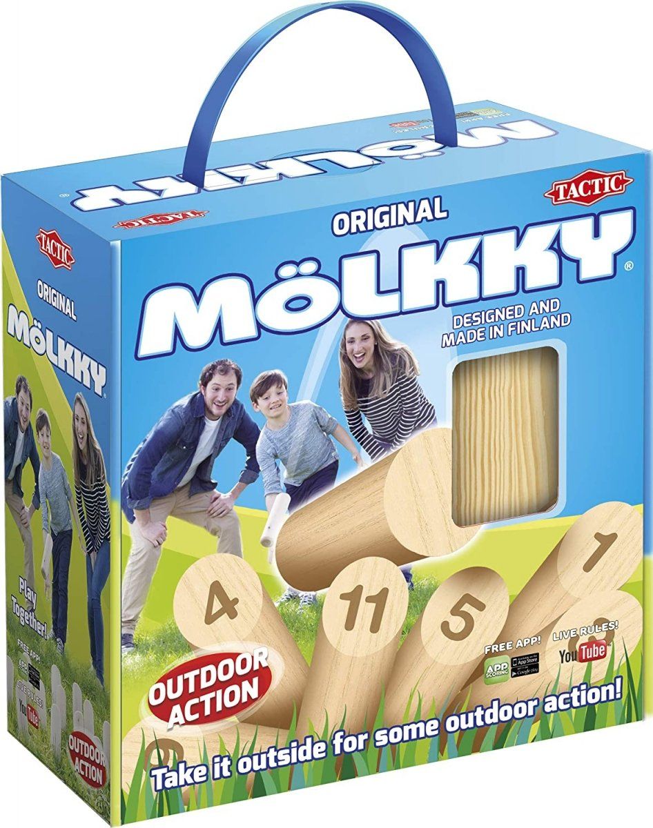 Tactic Molkky in a cardboard box galda spēle