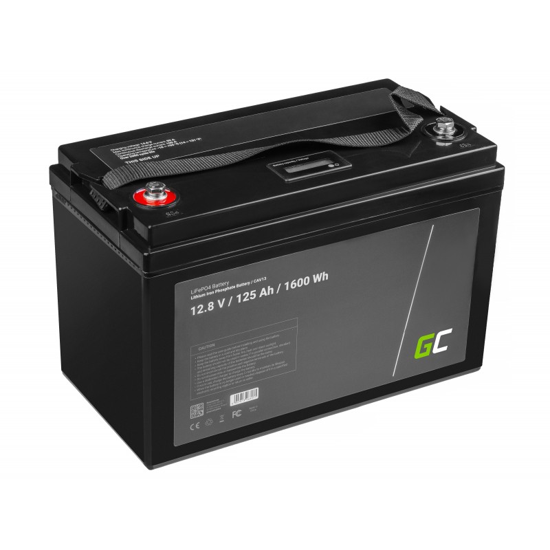 Green Cell CAV13 vehicle battery Lithium Iron Phosphate (LiFePO4) 125 Ah 12.8 V Marine / Leisure UPS aksesuāri