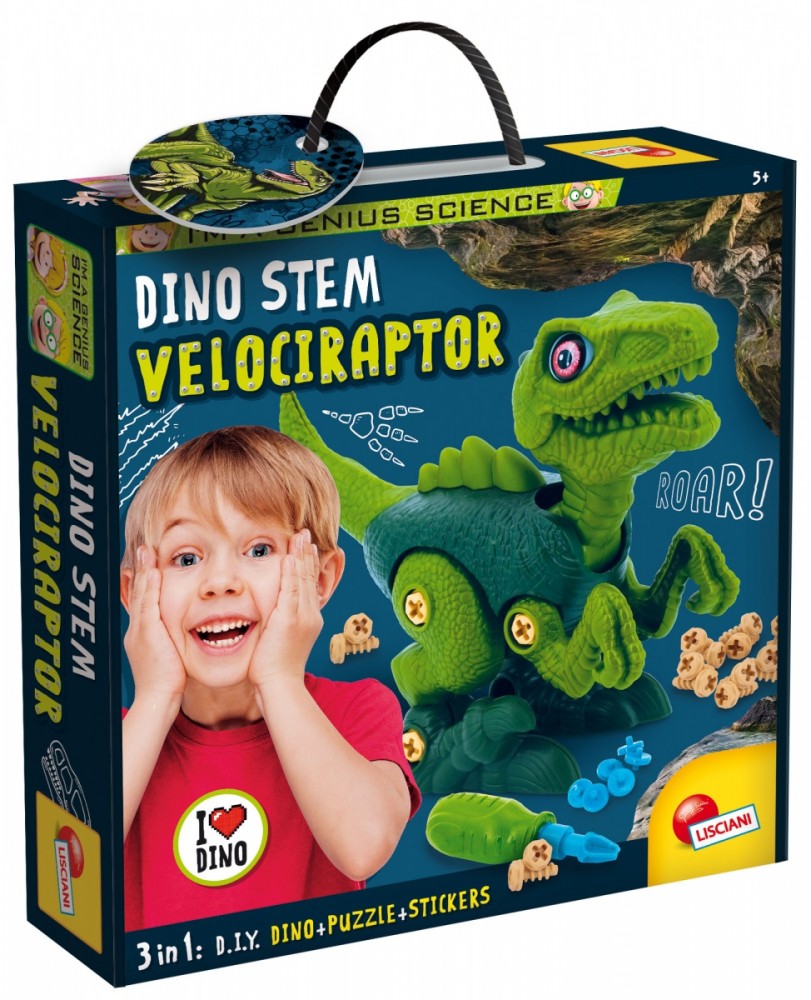 Science kit Im A Genius Dino Steam - Velociraptor