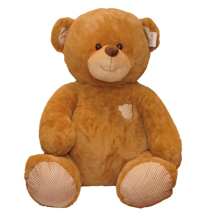 Plush Oktawian Teddy Bear Sitting brown 75 cm 9177 (5904209891771)