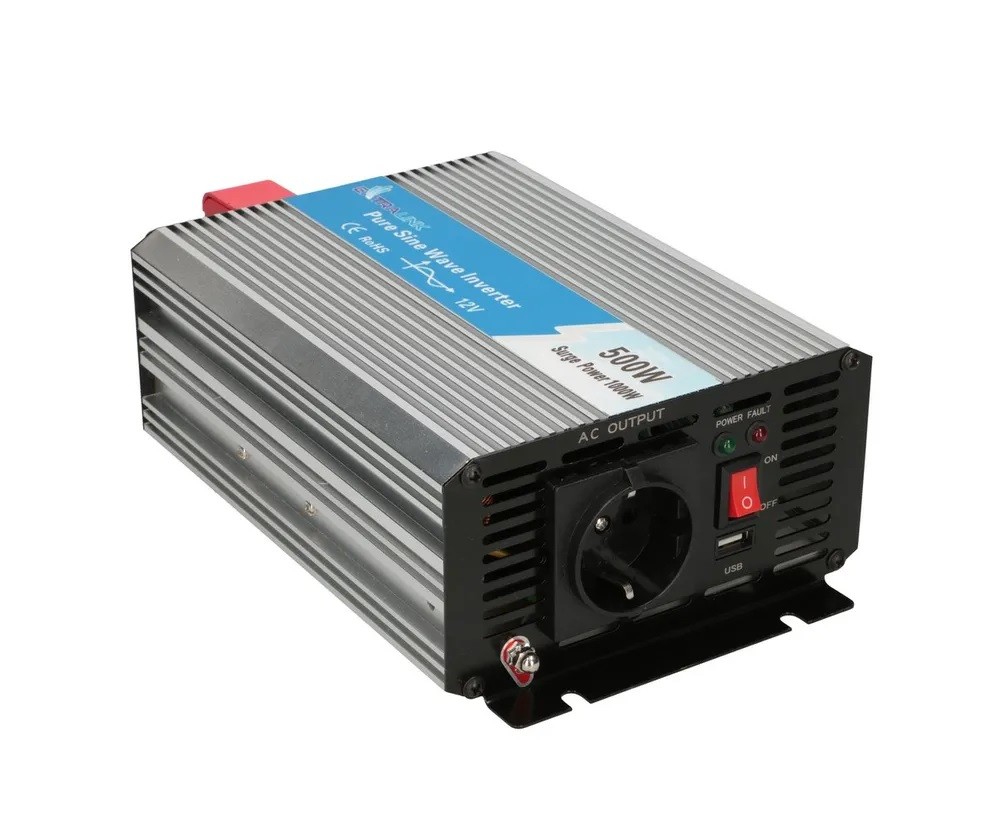 EXTRALINK Voltage Converter 12-230V 500W datortīklu aksesuārs