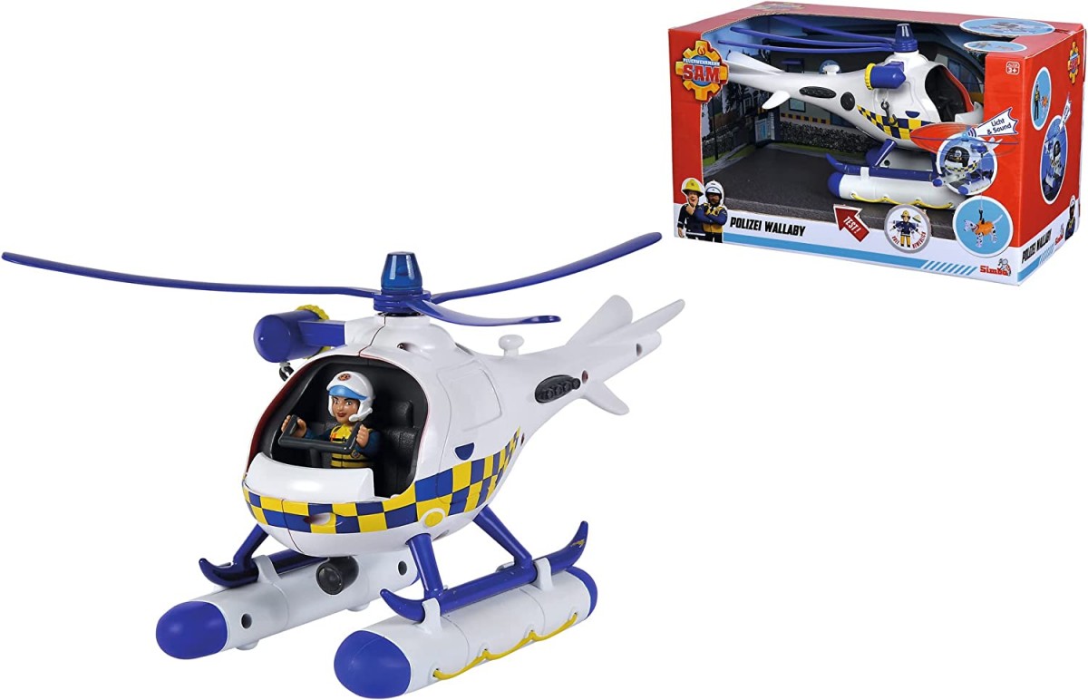 Police Helicopter Fireman Sam Rotaļu auto un modeļi