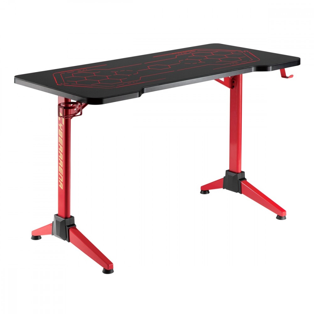 LED gaming desk black NanoRS RS163 spēļu konsoles gampad