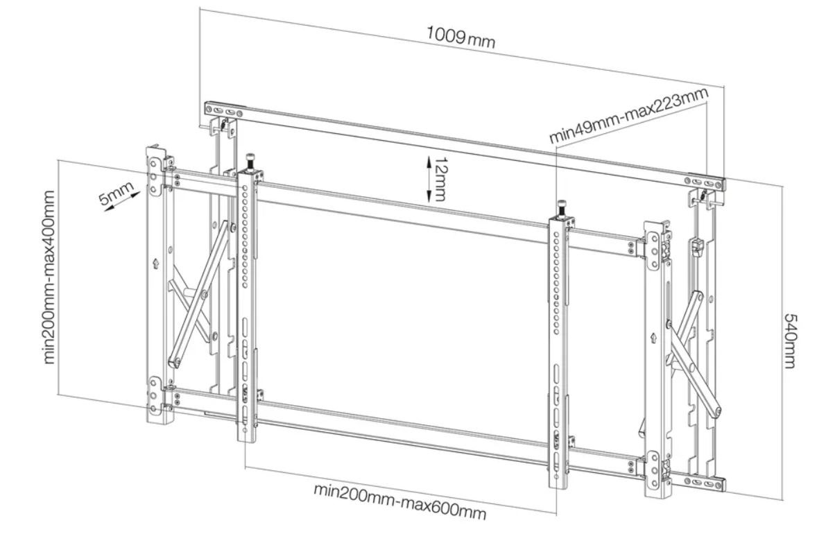 NewStar Flat Screen Wall Mount flat screen video wall mount,  8717371447311 TV stiprinājums