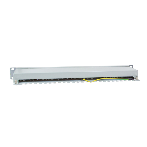 LogiLink NP0053 Patchpanel CAT6 EconLinie STP 24 Port grau Serveru aksesuāri