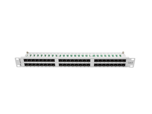 Lanberg Patch panel 1U 19 "48x RJ-45 Cat.6 Gray (PPU6-1048-S) Serveru aksesuāri