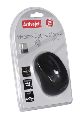 Mouse Activejet Activejet Mouse bezprzewodowa USB AMY-213 Datora pele