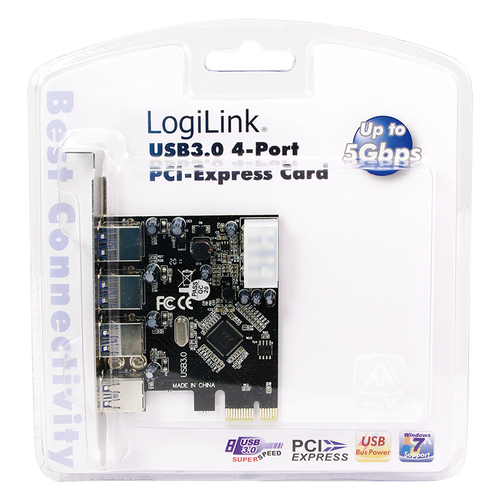 PCI Express interface    card 4xUSB3.0 karte