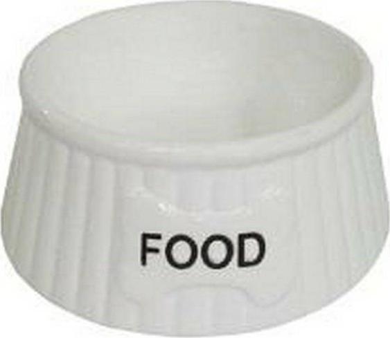 Yarro International Yarro Miska Ceramiczna Dla Psa Food Biala 15,5x6 cm VAT014149 (5901436127536) aksesuārs suņiem