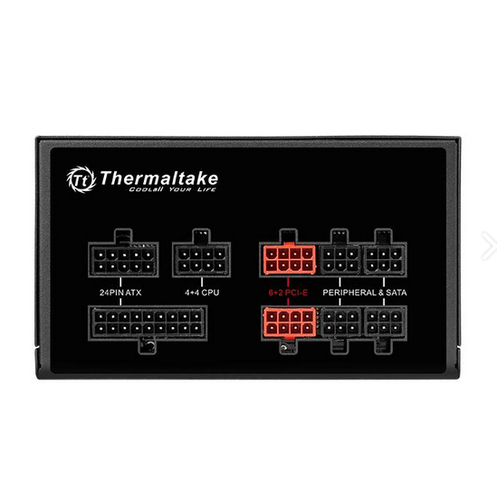 Thermaltake Toughpower Grand RGB 750W Modular (80+ Gold, 4xPEG, 140mm) Barošanas bloks, PSU