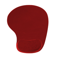 VAKOSS Gel Mouse Pad PD-424RD red /220 x 200 x 20 mm/ aksesuārs datorkorpusiem