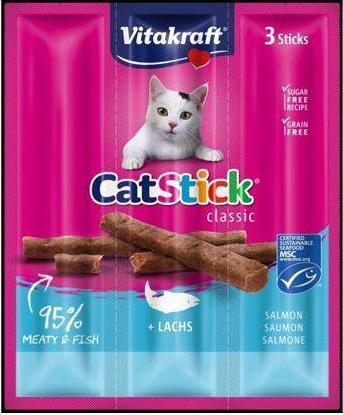 Vitakraft Vitakraft Cat Stick Mini Losos 18g [18201] 2459896 kaķu barība